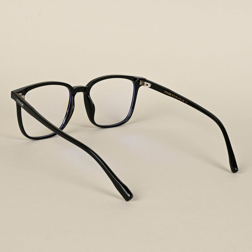 Voyage Air Black Square Eyeglasses for Men & Women - MG4695-C1