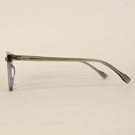 Voyage Air Transparent Olive Square Eyeglasses for Men & Women - MG4699-C6