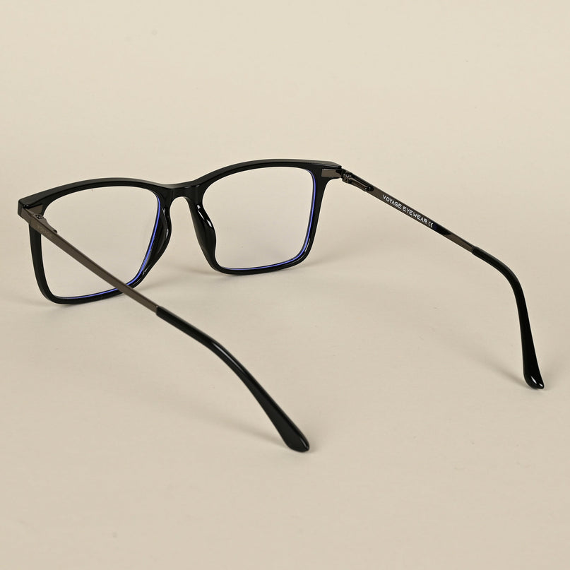 Wayfarer Black Clip-On Polarized Sunglasses - PMG4665