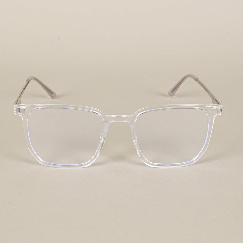 Transparent Wayfarer Clip-On Polarized Sunglasses - PMG4658