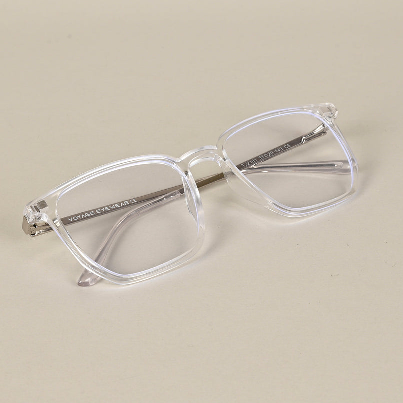 Transparent Wayfarer Clip-On Polarized Sunglasses - PMG4658