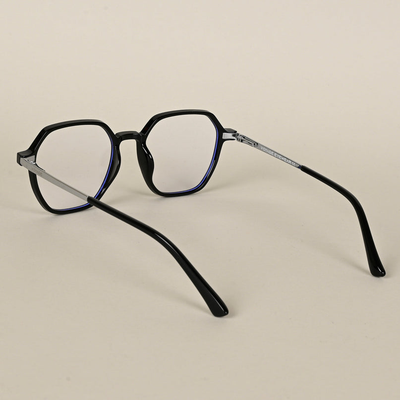 Wayfarer Black Clip-On Polarized Sunglasses - PMG4669