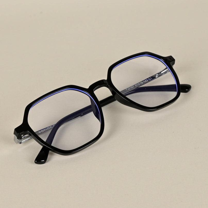 Wayfarer Black Clip-On Polarized Sunglasses - PMG4669