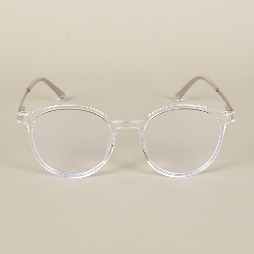 Transparent Round Clip-On Polarized Sunglasses - PMG4668