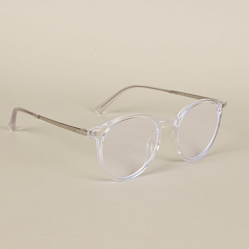 Transparent Round Clip-On Polarized Sunglasses - PMG4668