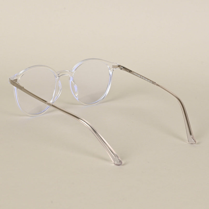 Transparent Round Clip-On Polarized Sunglasses - PMG4668