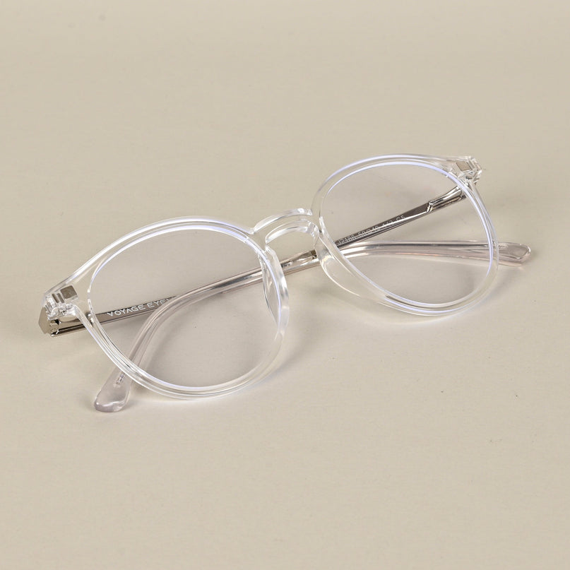 Transparent Round Clip-On Polarized Sunglasses - PMG4668