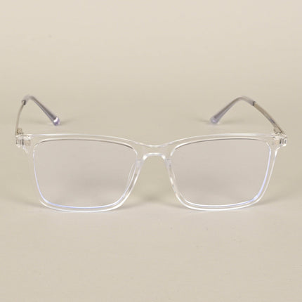 Transparent Wayfarer Clip-On Polarized Sunglasses - PMG4666