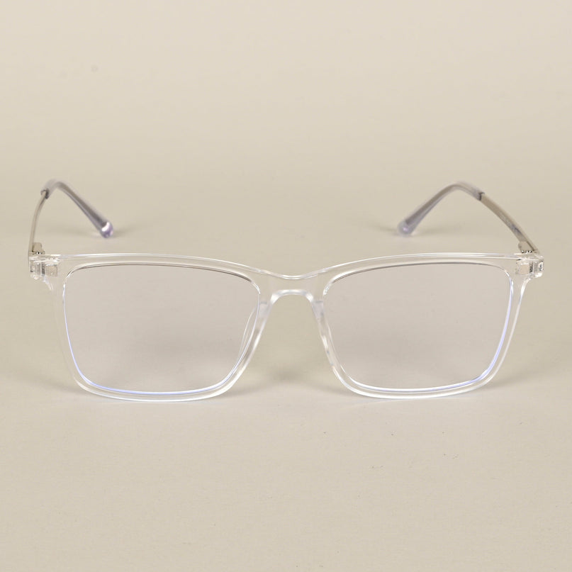 Transparent Wayfarer Clip-On Polarized Sunglasses - PMG4666