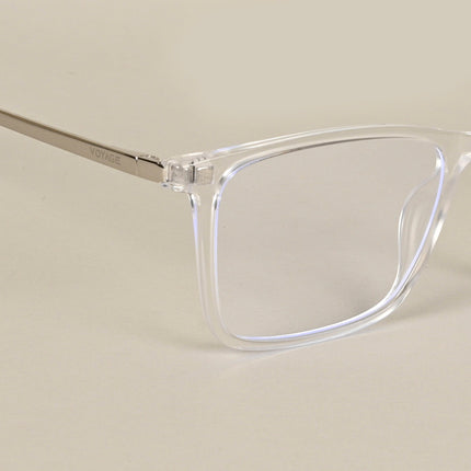 Transparent Wayfarer Clip-On Polarized Sunglasses - PMG4666