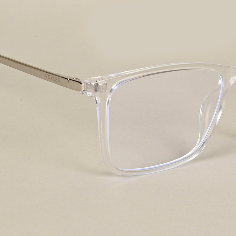 Transparent Wayfarer Clip-On Polarized Sunglasses - PMG4666