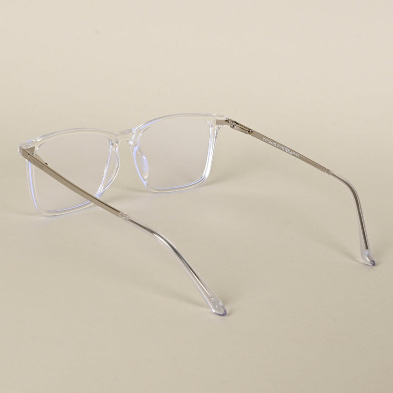 Transparent Wayfarer Clip-On Polarized Sunglasses - PMG4666
