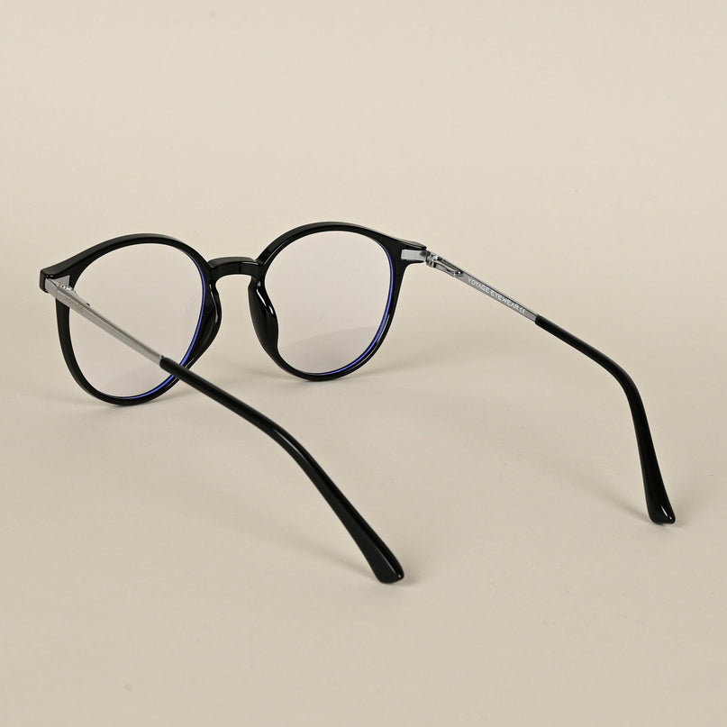 Black Round Clip-On Polarized Sunglasses - PMG4667