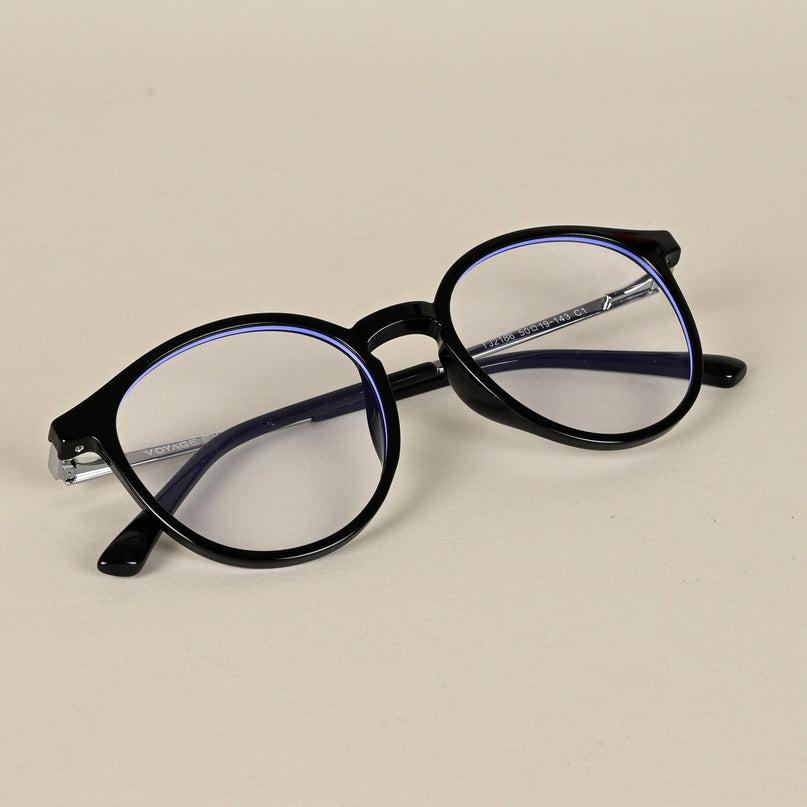Black Round Clip-On Polarized Sunglasses - PMG4667