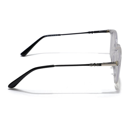 EyeJack Transparent Round Eyeglasses for Men & Women (TR85610GE1700-C2)