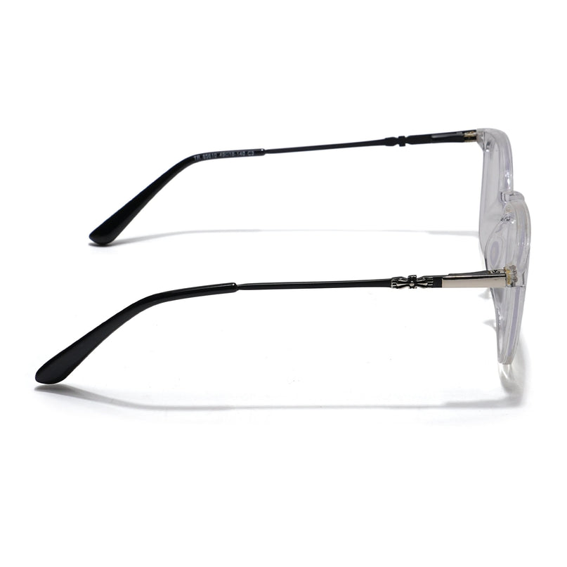 EyeJack Transparent Round Eyeglasses for Men & Women (TR85610GE1700-C2)