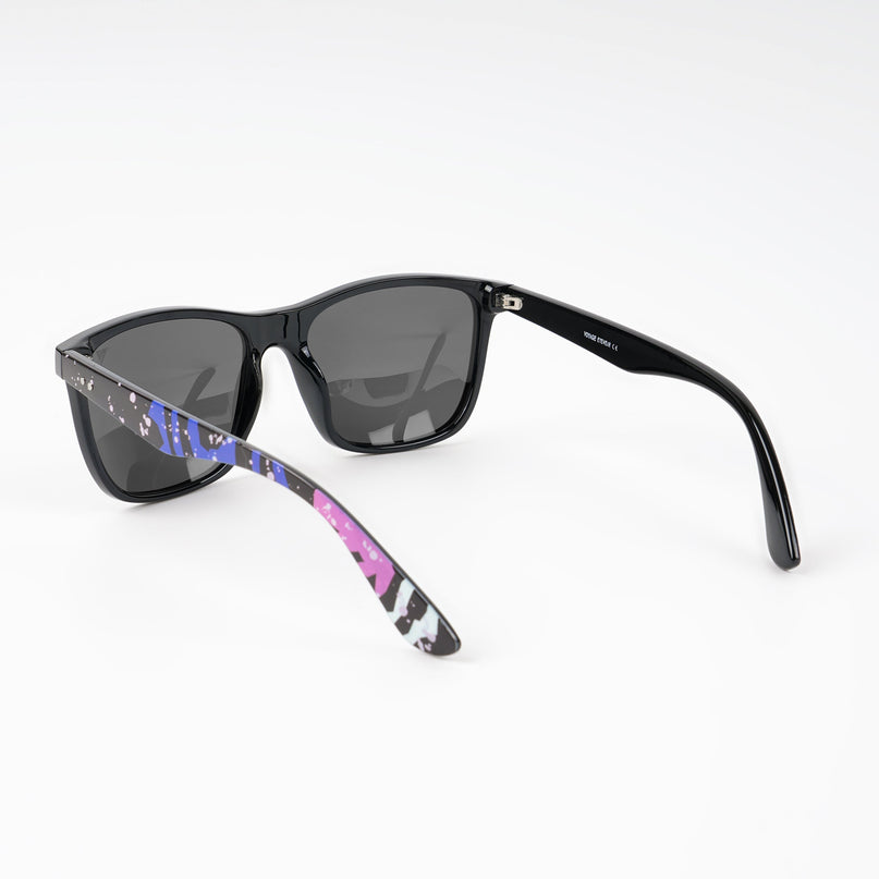Square Polarized Sunglasses (Black Lens | Black Frame - PMG4816)