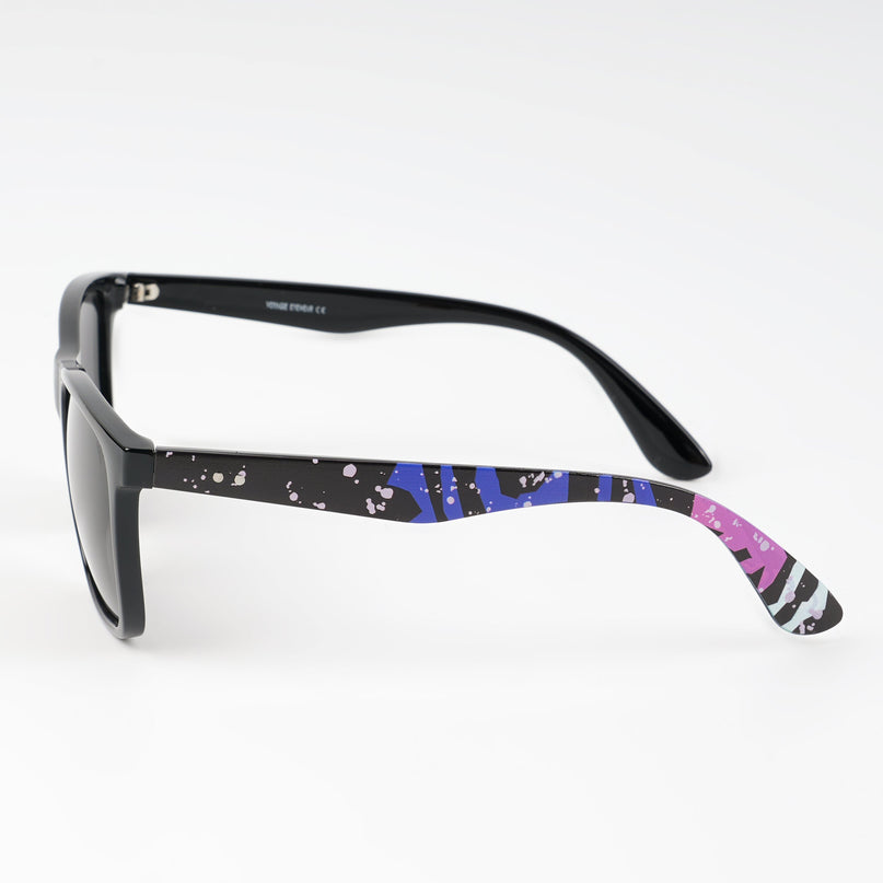 Square Polarized Sunglasses (Black Lens | Black Frame - PMG4816)