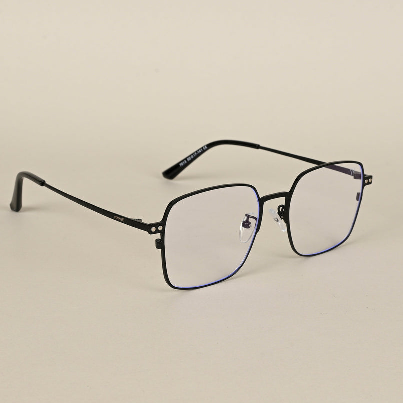 Black Square Clip-On Polarized Eyeglasses - PMG4655