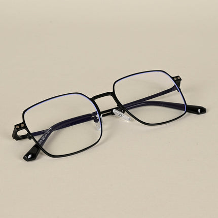 Black Square Clip-On Polarized Eyeglasses - PMG4655