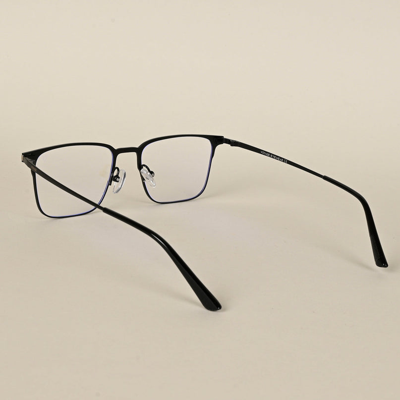 Black Square Clip-On Polarized Sunglasses - PMG4654