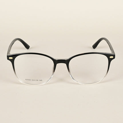 Voyage Black & Clear Square Eyeglasses for Men & Women - MG4725-C4