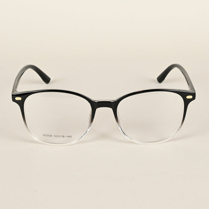 Voyage Black & Clear Square Eyeglasses for Men & Women - MG4725-C4