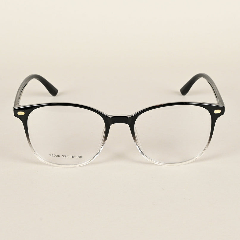 Voyage Black & Clear Square Eyeglasses for Men & Women - MG4725-C4