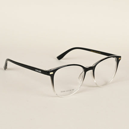 Voyage Black & Clear Square Eyeglasses for Men & Women - MG4725-C4