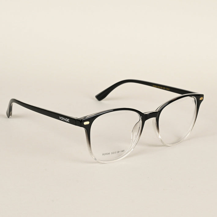Voyage Black & Clear Square Eyeglasses for Men & Women - MG4725-C4
