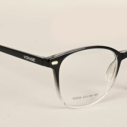 Voyage Black & Clear Square Eyeglasses for Men & Women - MG4725-C4