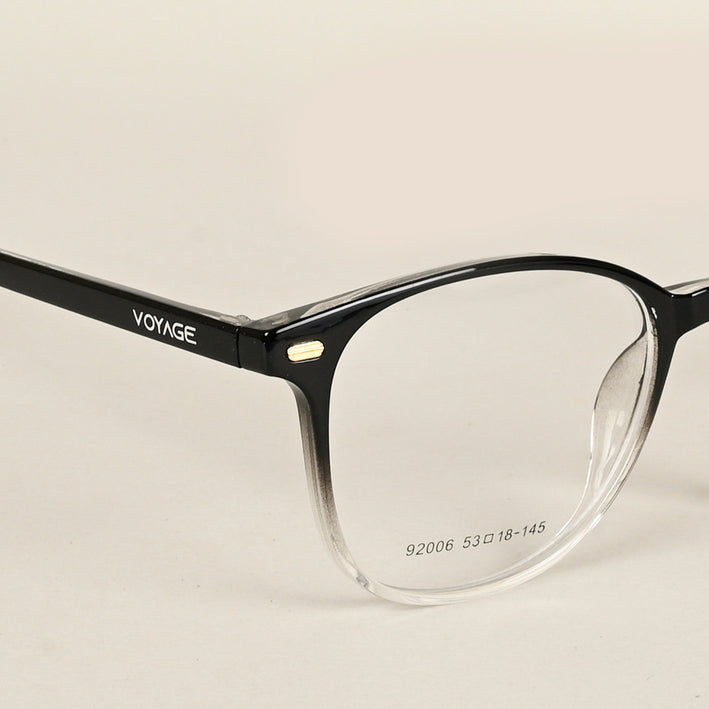 Voyage Black & Clear Square Eyeglasses for Men & Women - MG4725-C4