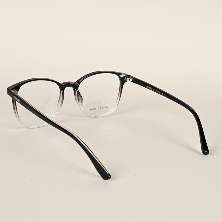 Voyage Black & Clear Square Eyeglasses for Men & Women - MG4725-C4