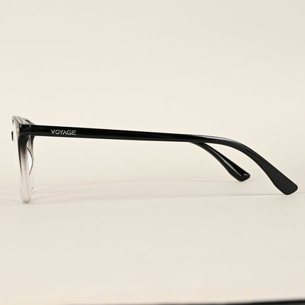 Voyage Black & Clear Square Eyeglasses for Men & Women - MG4725-C4
