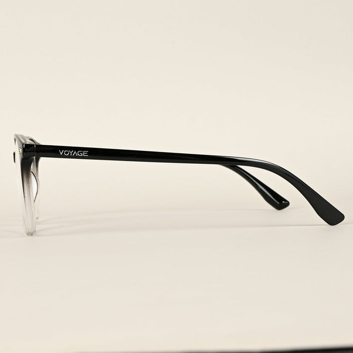 Voyage Black & Clear Square Eyeglasses for Men & Women - MG4725-C4