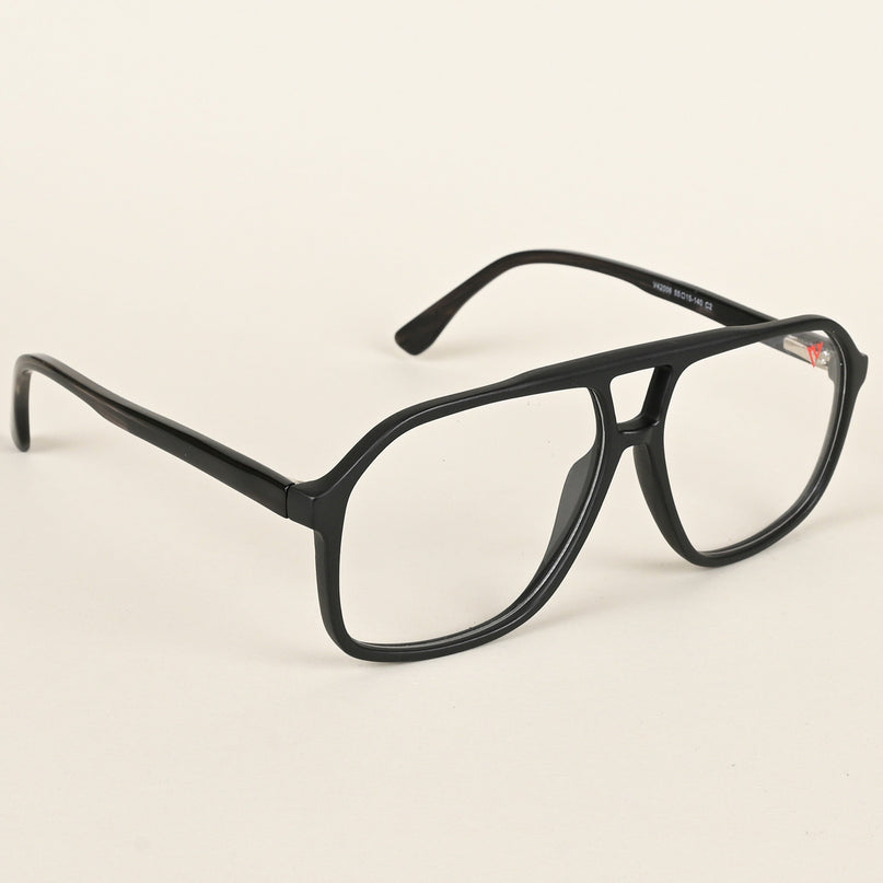 Voyage Maverick Matt Black Wayfarer Eyeglasses for Men & Women - MG4801-C2