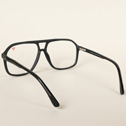 Voyage Maverick Matt Black Wayfarer Eyeglasses for Men & Women - MG4801-C2
