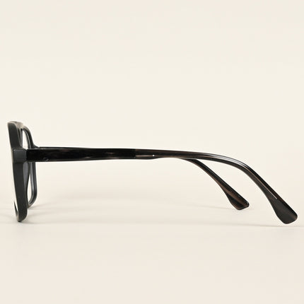 Voyage Maverick Matt Black Wayfarer Eyeglasses for Men & Women - MG4801-C2
