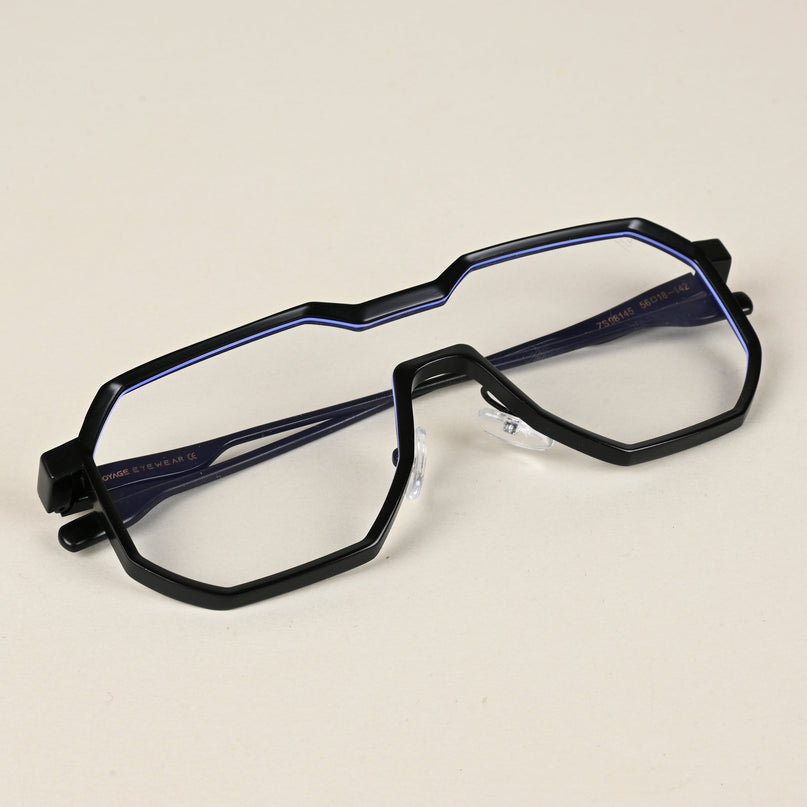 Voyage Goat Black Eyeglasses for Men & Women - MG5164-C2
