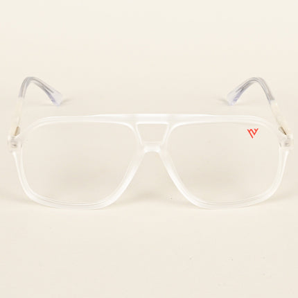 Voyage Maverick Transparent Wayfarer Eyeglasses for Men & Women - MG4806-C7