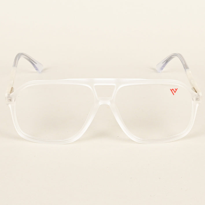 Voyage Maverick Transparent Wayfarer Eyeglasses for Men & Women - MG4806-C7