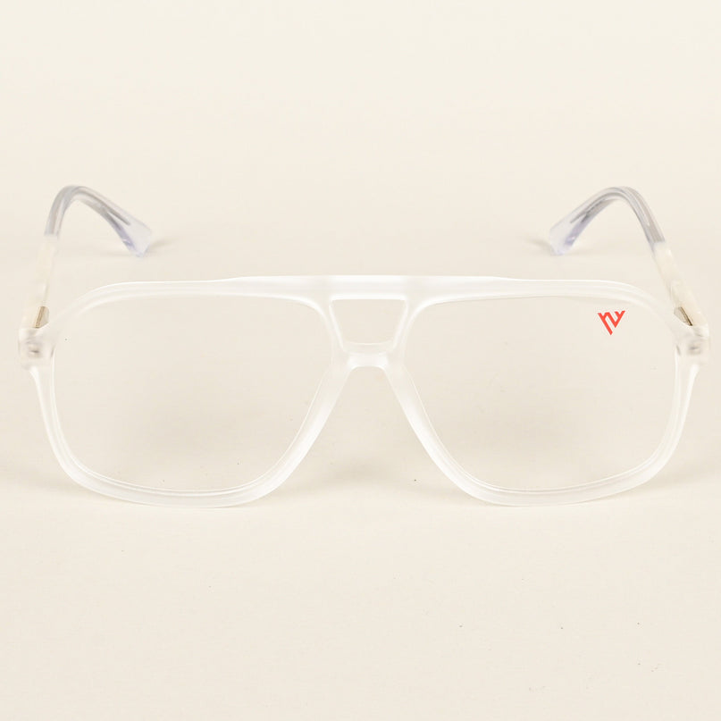 Voyage Maverick Transparent Wayfarer Eyeglasses for Men & Women - MG4806-C7