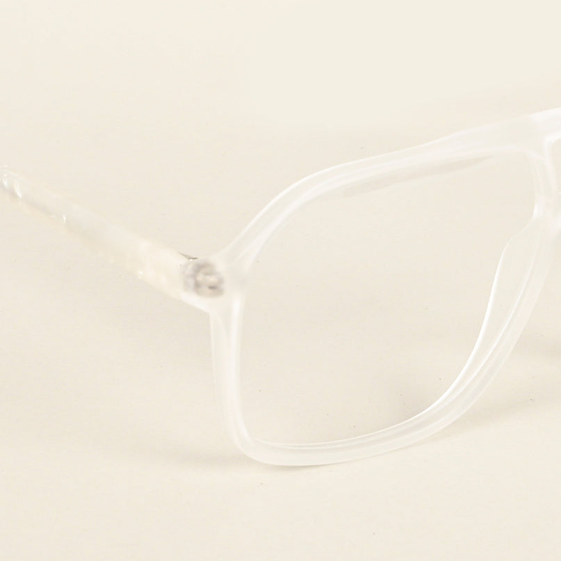 Voyage Maverick Transparent Wayfarer Eyeglasses for Men & Women - MG4806-C7