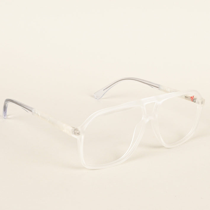 Voyage Maverick Transparent Wayfarer Eyeglasses for Men & Women - MG4806-C7