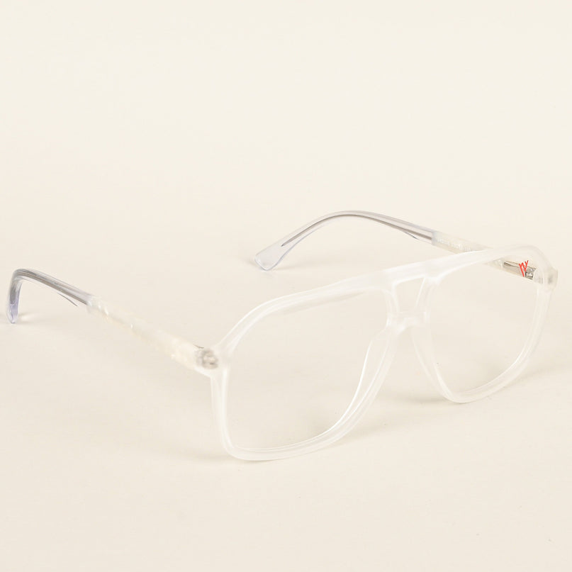 Voyage Maverick Transparent Wayfarer Eyeglasses for Men & Women - MG4806-C7
