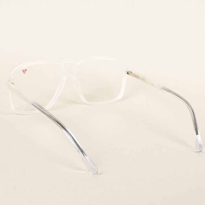 Voyage Maverick Transparent Wayfarer Eyeglasses for Men & Women - MG4806-C7