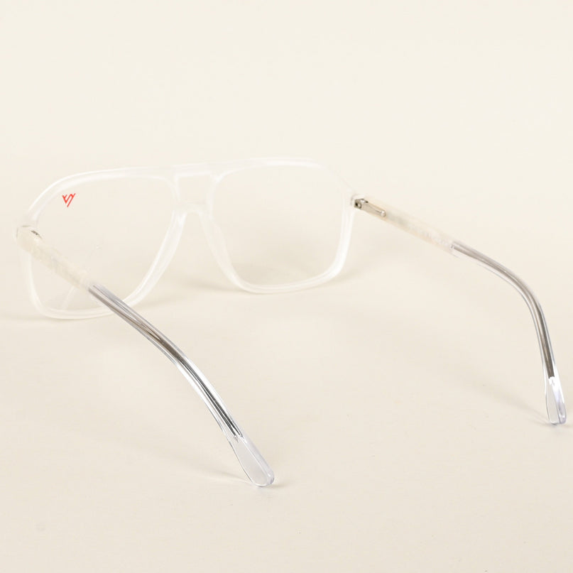 Voyage Maverick Transparent Wayfarer Eyeglasses for Men & Women - MG4806-C7
