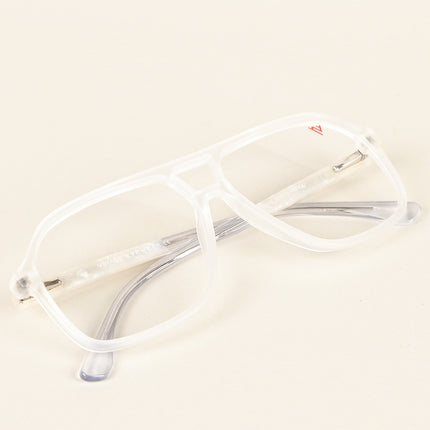 Voyage Maverick Transparent Wayfarer Eyeglasses for Men & Women - MG4806-C7