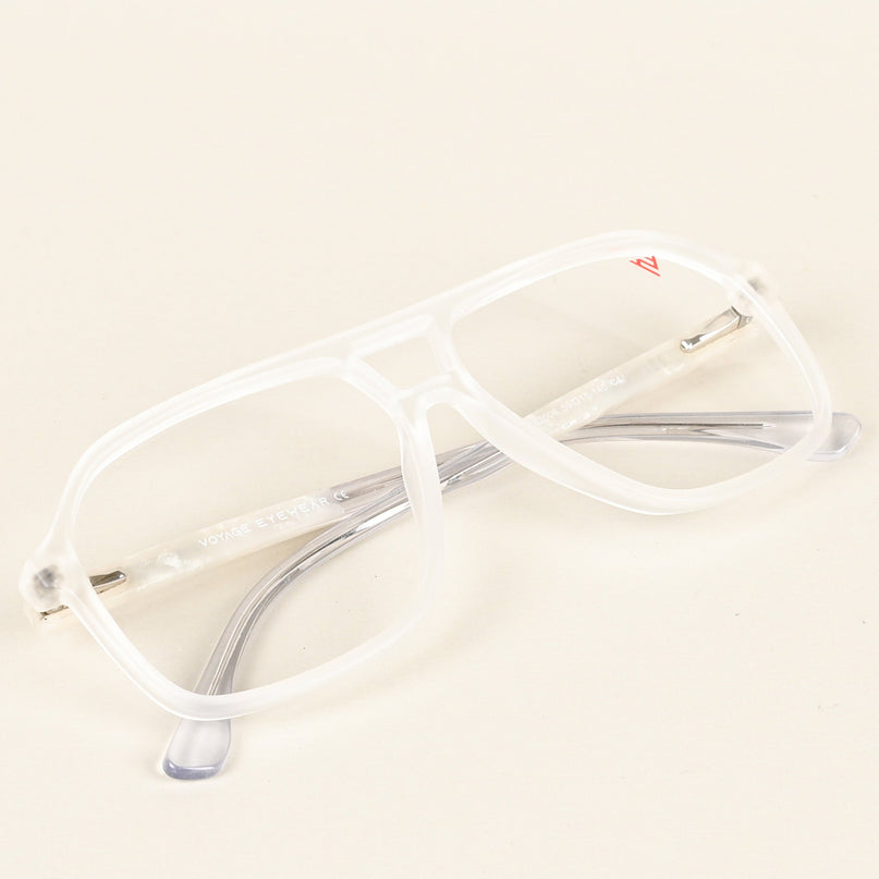 Voyage Maverick Transparent Wayfarer Eyeglasses for Men & Women - MG4806-C7