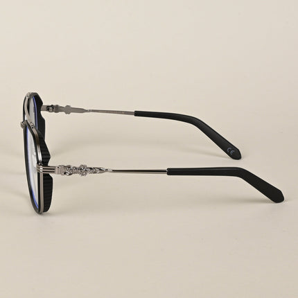 Voyage Black & Grey Wayfarer Eyeglasses for Men & Women - MG5167-C2